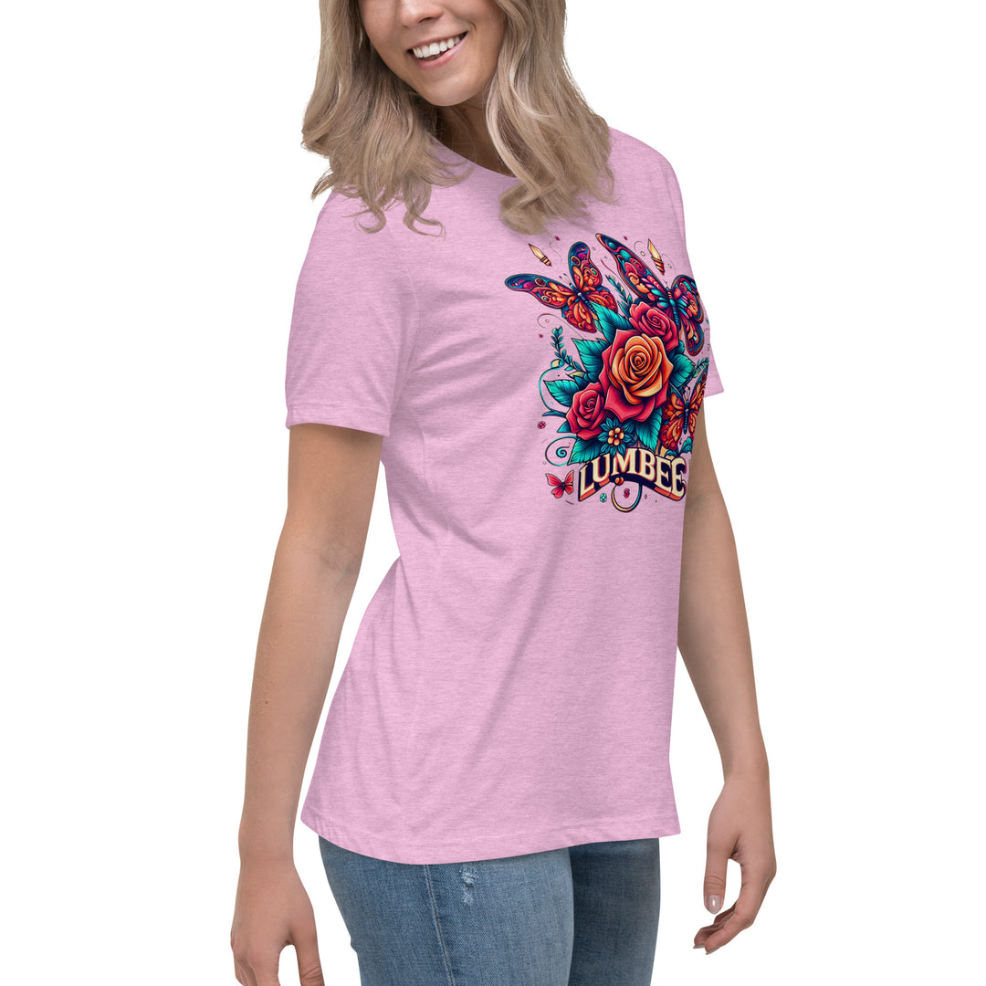 Pinecone Patchwork Women's Relaxed T-Shirt