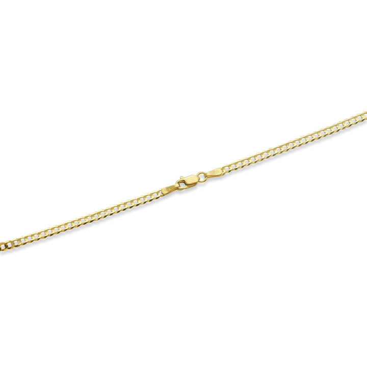 10k Anklet Curb Link 2mm 10inch