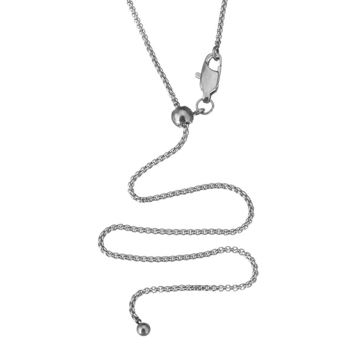 30 inch adjustable stainless necklace