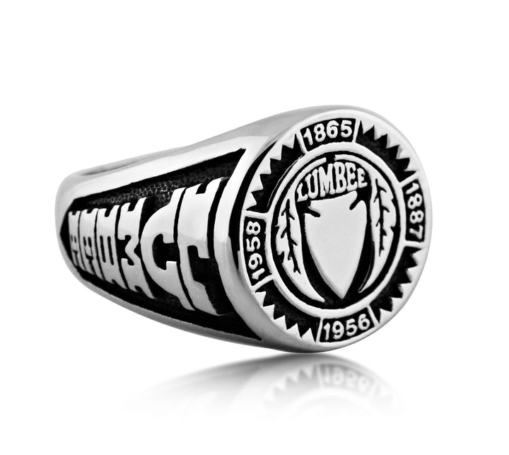 Lumbee Ring Gents Original Stainless-LumbeeJewelry.com