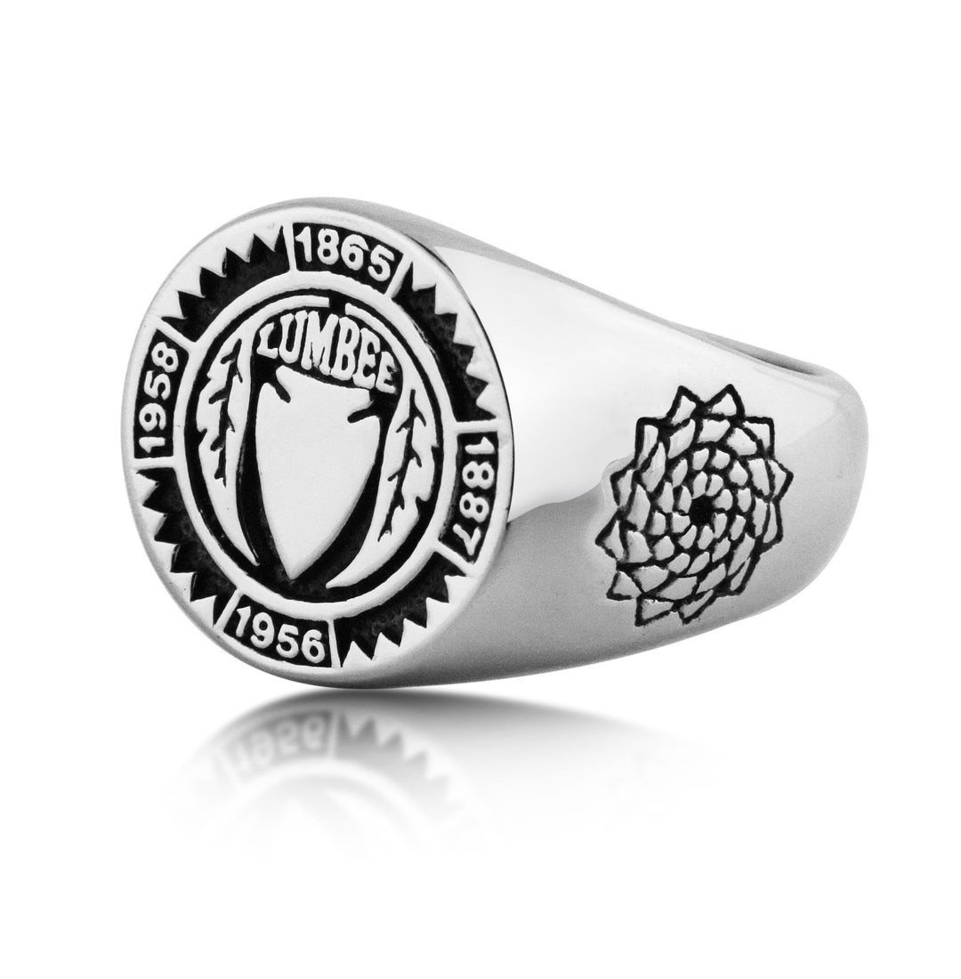 Lumbee Ring Gents Original Stainless-LumbeeJewelry.com