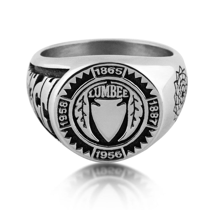 Lumbee Ring Gents Original Stainless-LumbeeJewelry.com