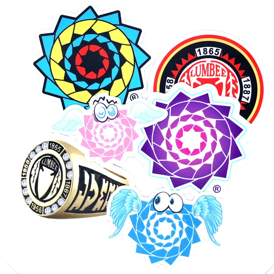 Sticker Lumbee Ring Gold Small