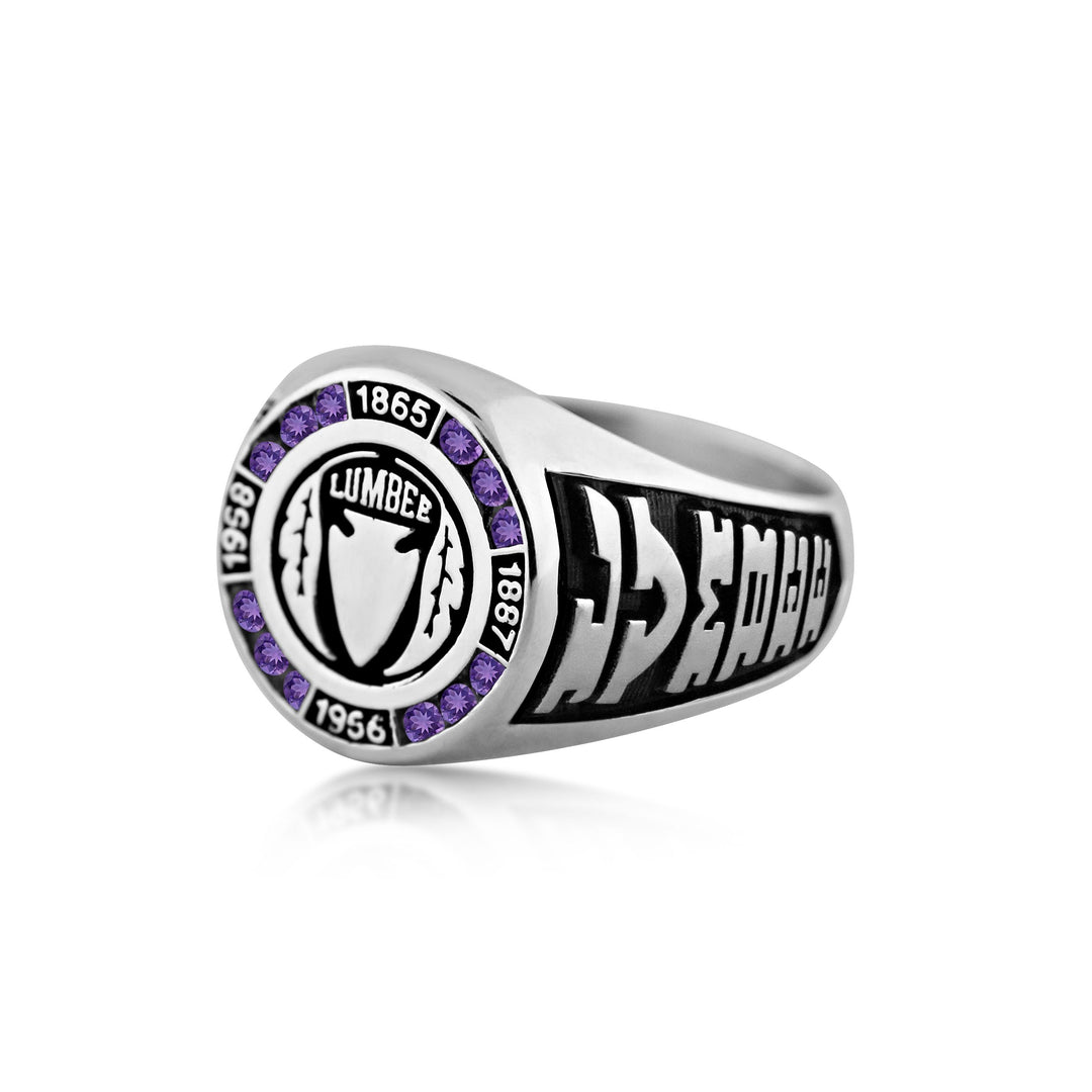 LUMBEE RING Personalized w/stones Ladies-LumbeeJewelry.com