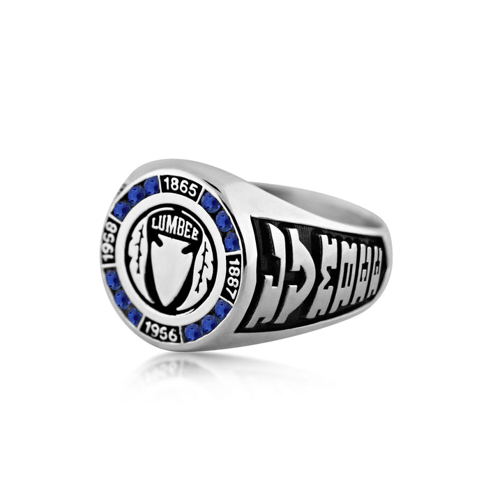 LUMBEE RING Ladies/Womens Personalized w/stones