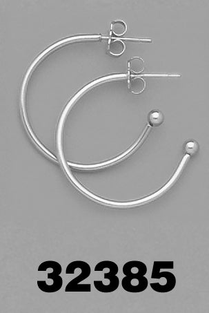 Concept Earring Hoop Silver tone 32385