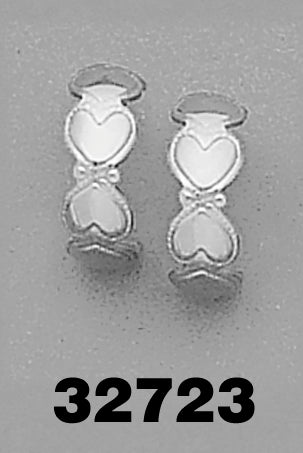 Concept Earring Heart Hoop 32723