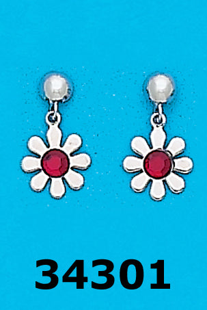 Concept Earring January Red 34301