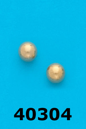 Concept Earring Gold Tone Stud 6mm 40304