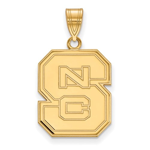 10k North Carolina State University NC Large Pendant