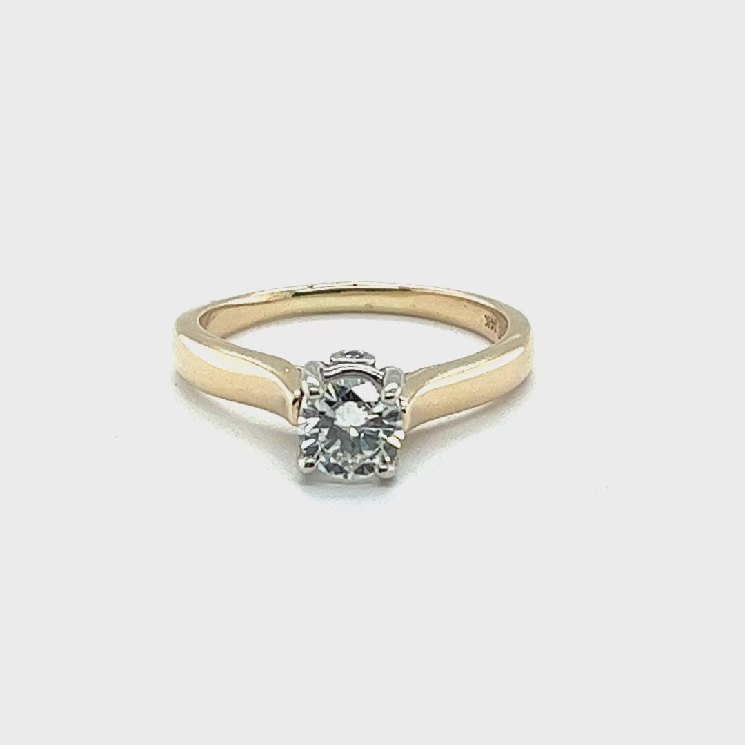 14k 1 carat Diamond Solitaire Ring