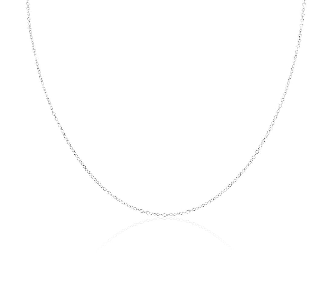 Sterling Silver 1.2mm Rolo Necklace-LumbeeJewelry.com