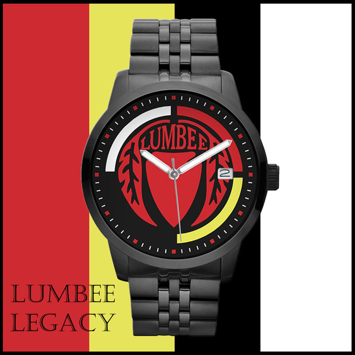 Lumbee Legacy Watch Mens Tribal - Black - Stainless