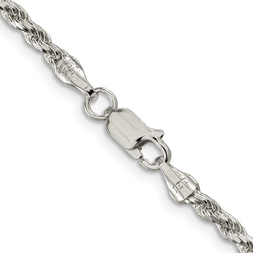 20INCH SS 2.8MM DC ROPE STERLING SILVER