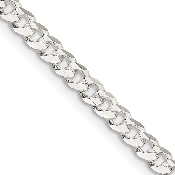 Sterling Silver 5mm Curb Link Chain 20inch