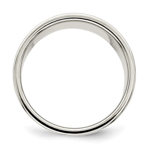 Sterling 12mm Flat Size 10 Band