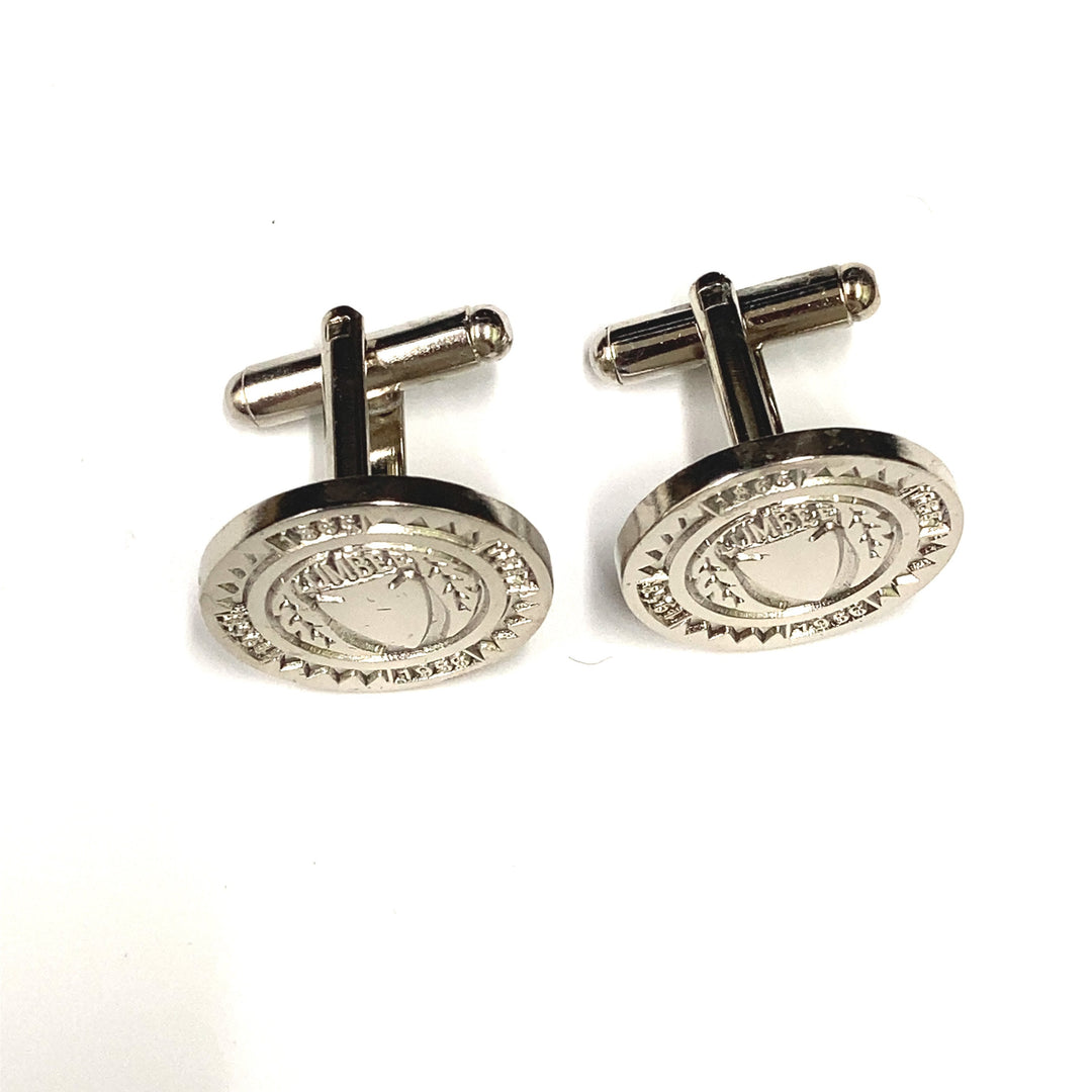 Lumbee Cuff Links All Silver-LumbeeJewelry.com