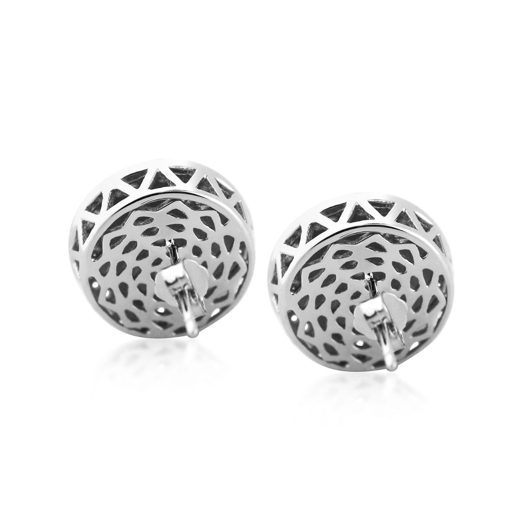 Pinecone Patchwork Eternal Studs Sterling-LumbeeJewelry.com