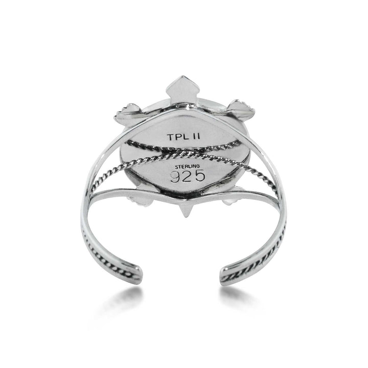 Pinecone Patchwork Inlay Bracelet Turtle Puna Sterling