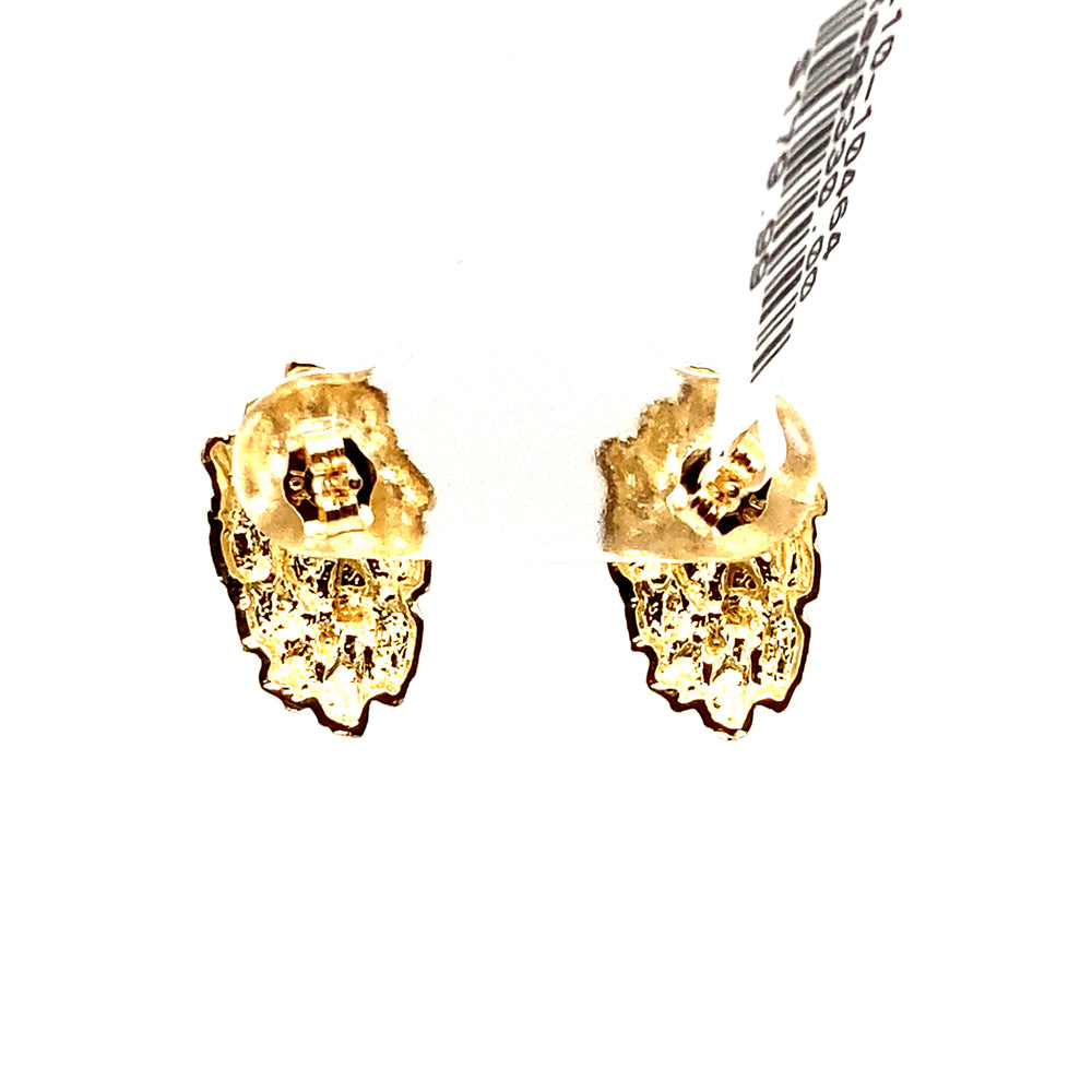 10k DC Nugget Earrings Small-LumbeeJewelry.com