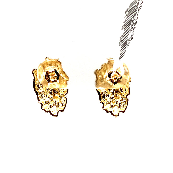 10k DC Nugget Earrings Small-LumbeeJewelry.com