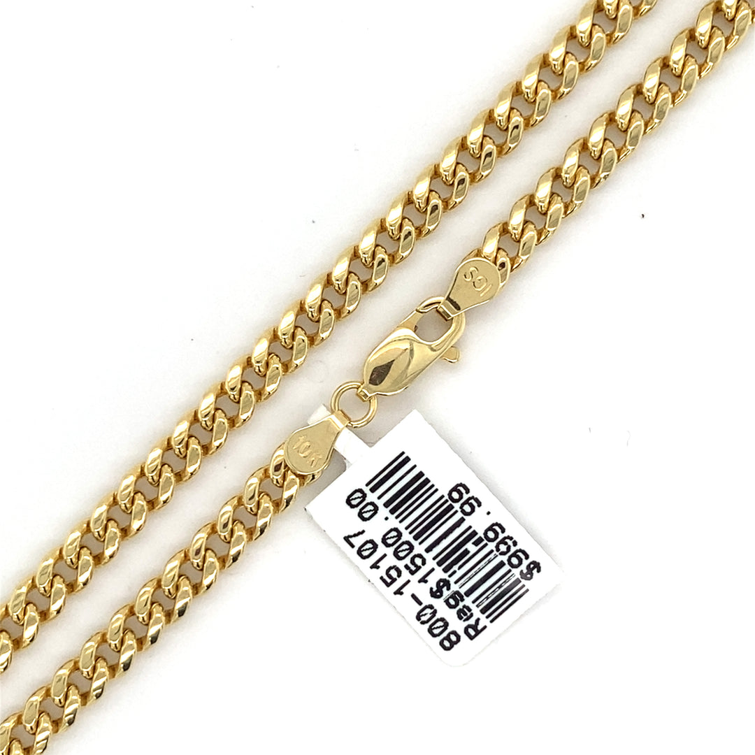 10k 3.75mm Cuban Link Necklace 20inch