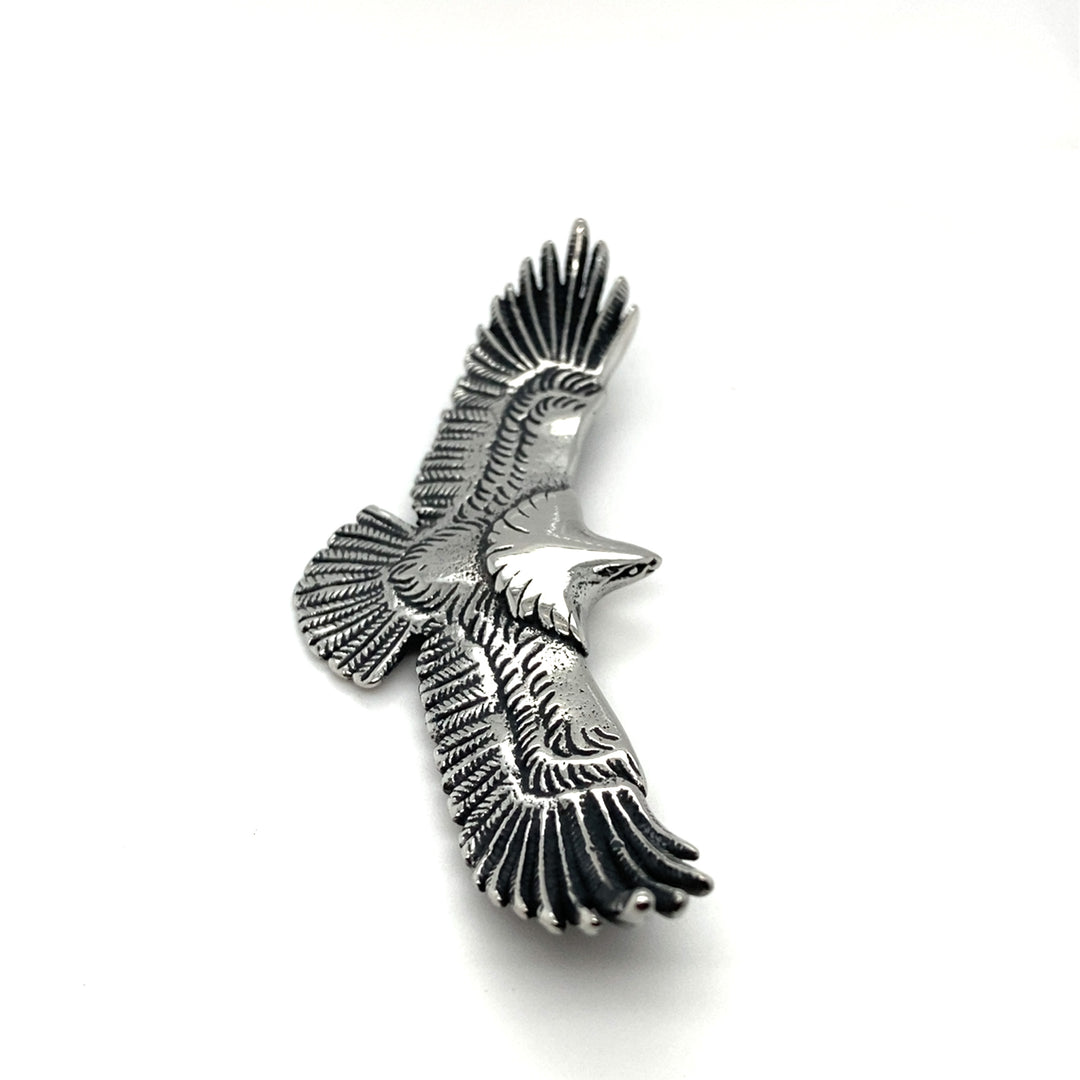 Large Stainless Eagle Pendant