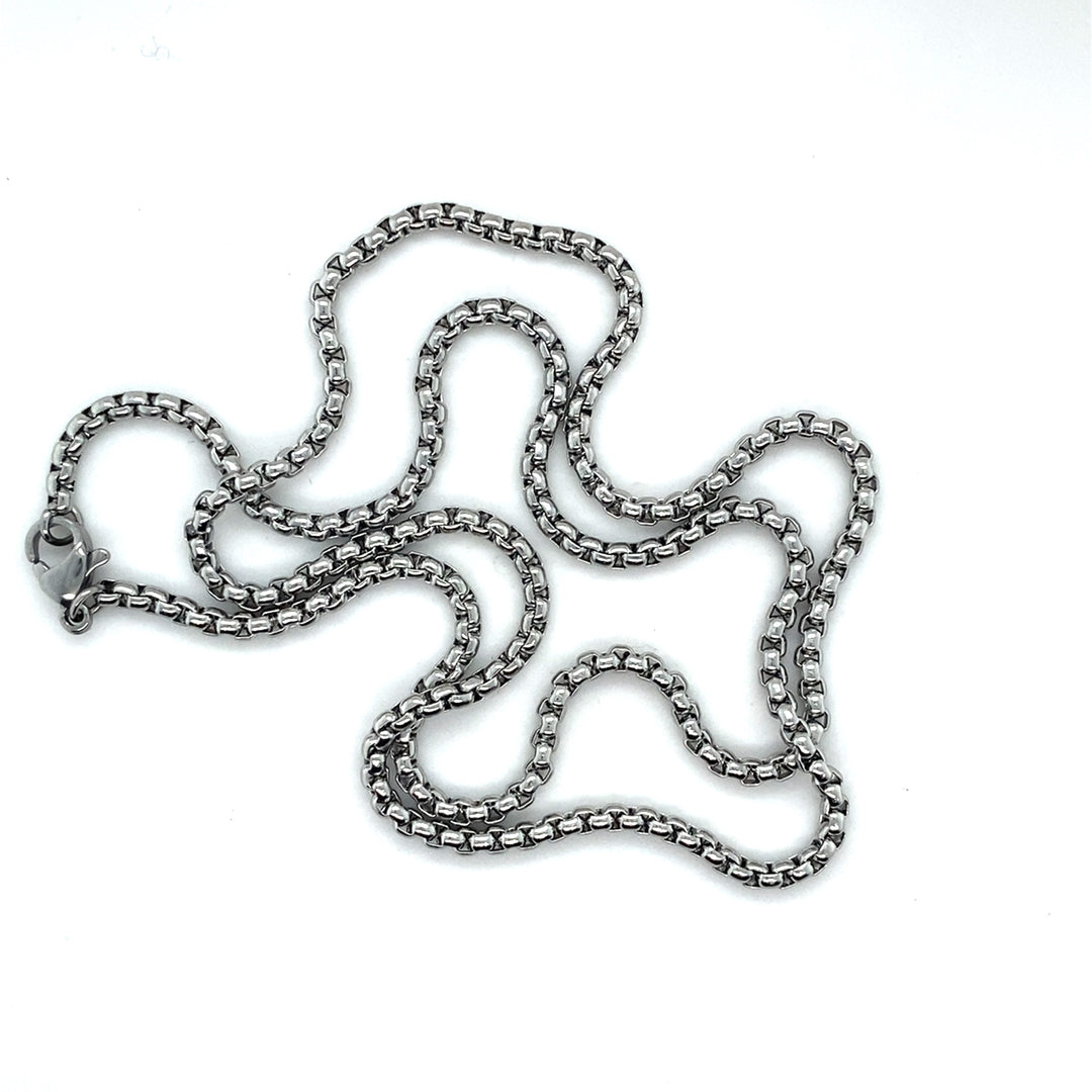 2mm 20 inch Rolo Stainless Chain Necklace