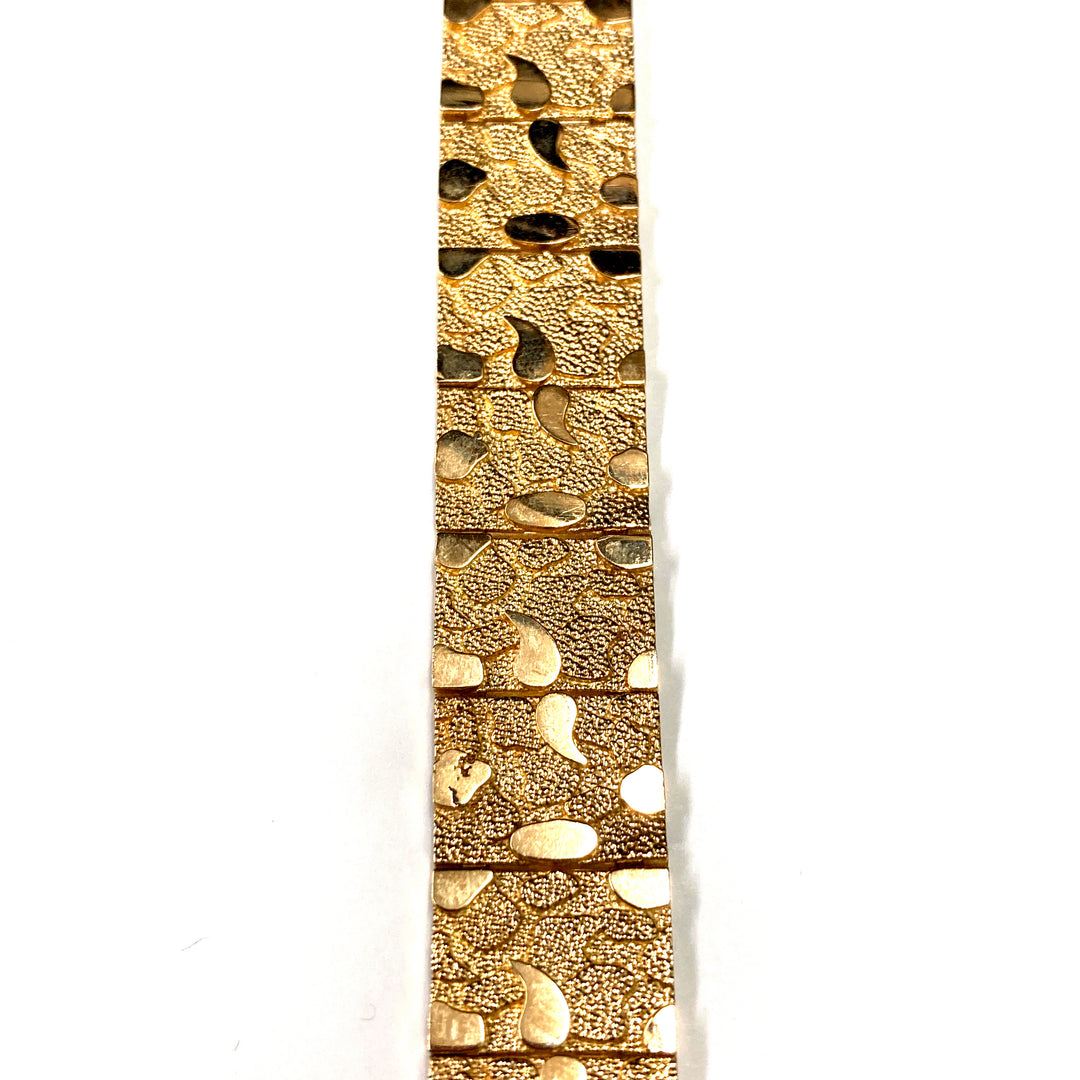 10kt Gold Nugget Bracelet-LumbeeJewelry.com