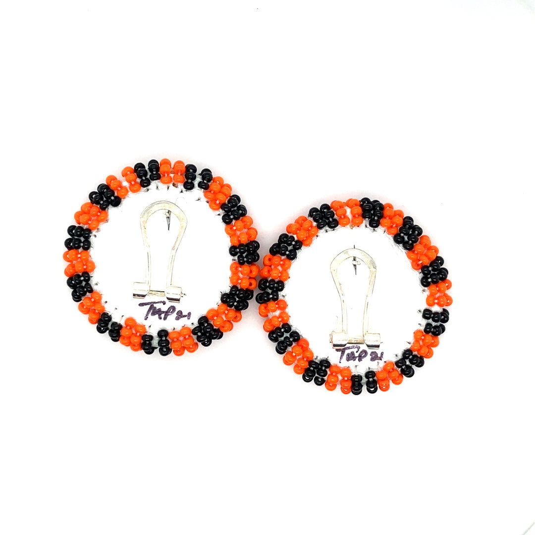 Hand Beaded PCPW SM Orange-LumbeeJewelry.com