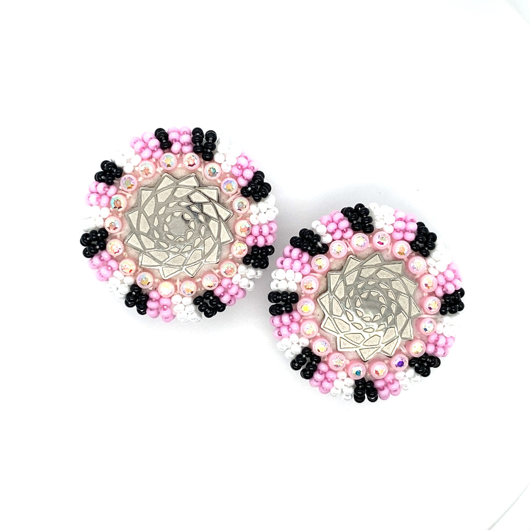 Hand Beaded PCPW SM Pink-LumbeeJewelry.com