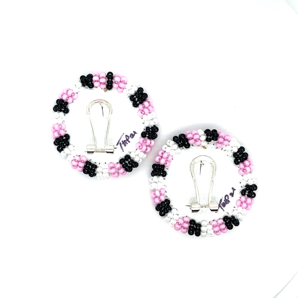 Hand Beaded PCPW SM Pink-LumbeeJewelry.com