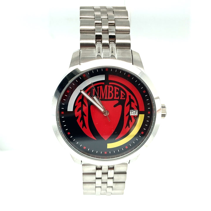 Lumbee Legacy Watch Mens Tribal - Stainless -Silver Tone