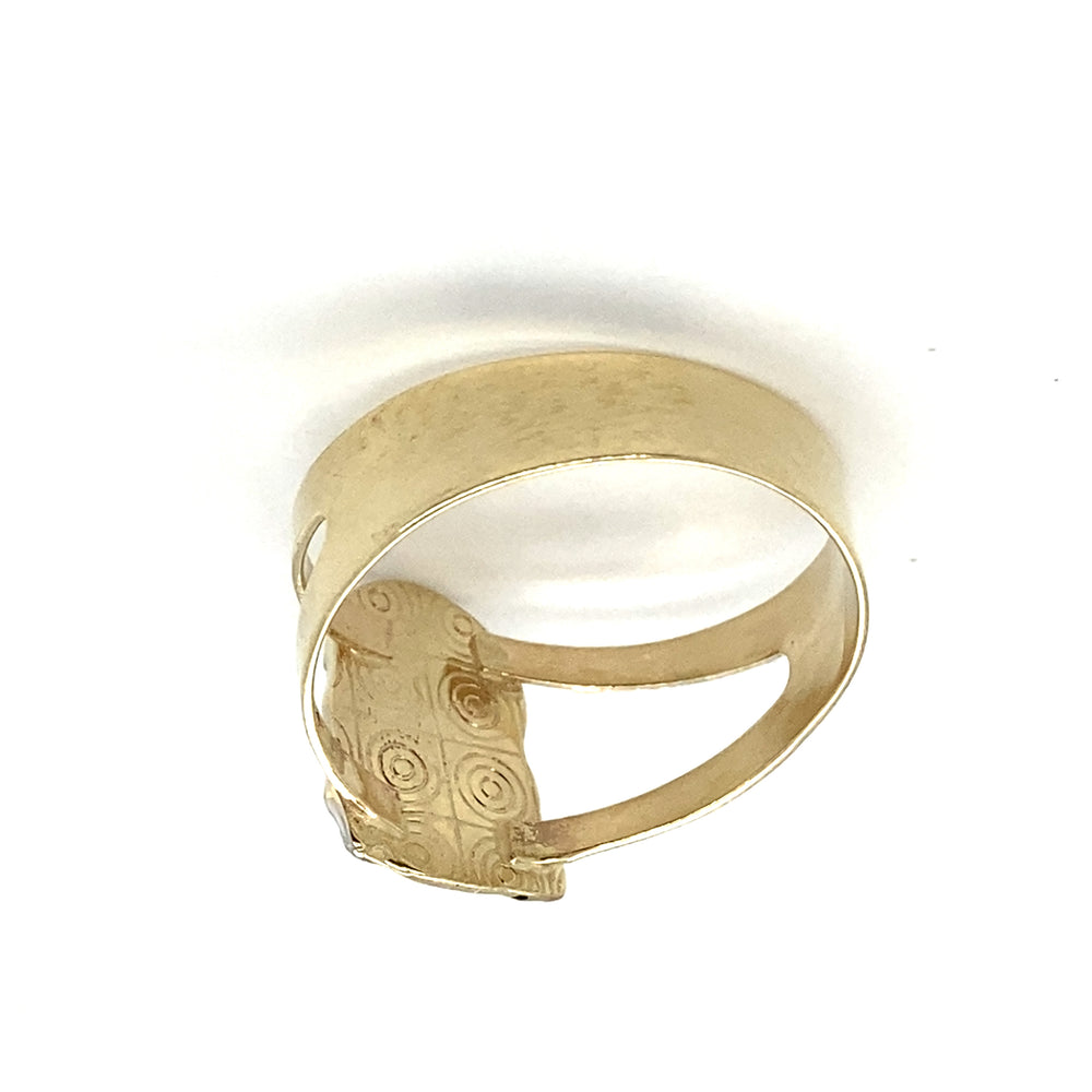 10k Gold Jesus Ring-LumbeeJewelry.com