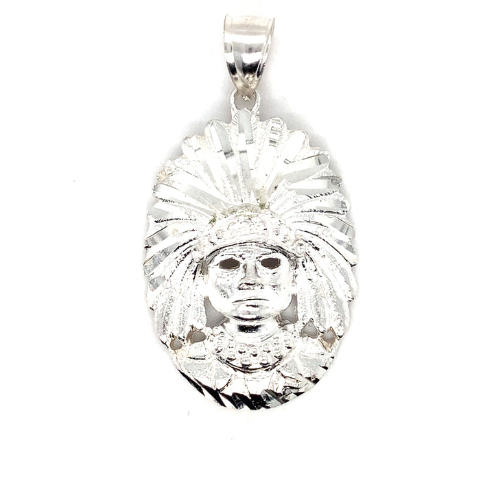 925 INDIAN HEAD CHARM Sterling PENS&P04352C pendant