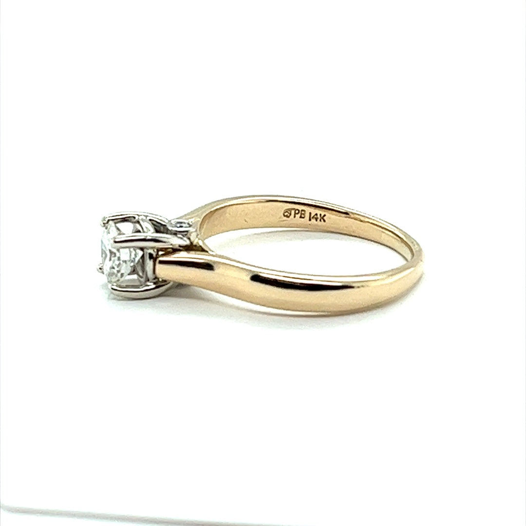 14k 1 carat Diamond Solitaire Ring