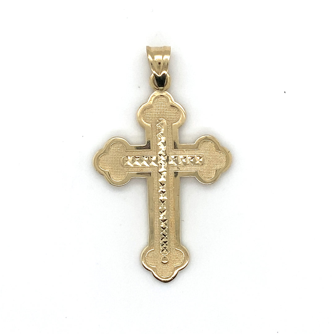 10k Cross Pendant