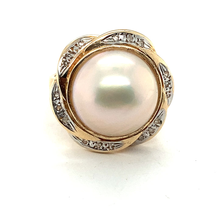 14k Mabe Pearl Ring