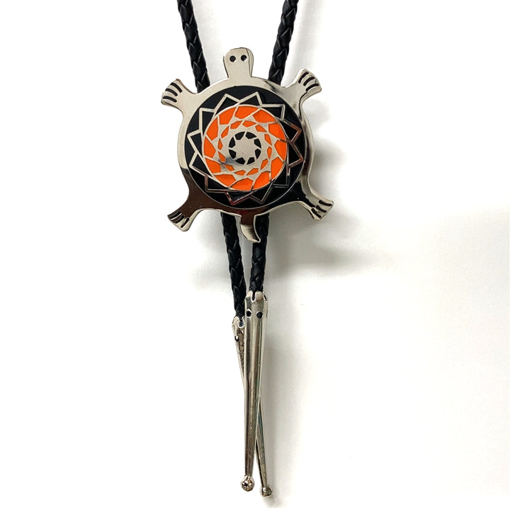 Turtle Bolo Orange Black