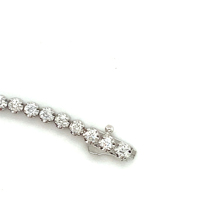 14k White Gold Diamond Tennis Bracelet 2.38 Ct. 7 inch