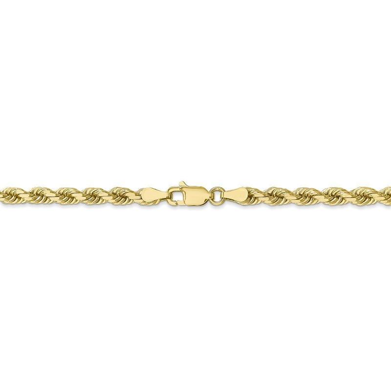 10k 3mm DC Rope Bracelet 9inch-LumbeeJewelry.com