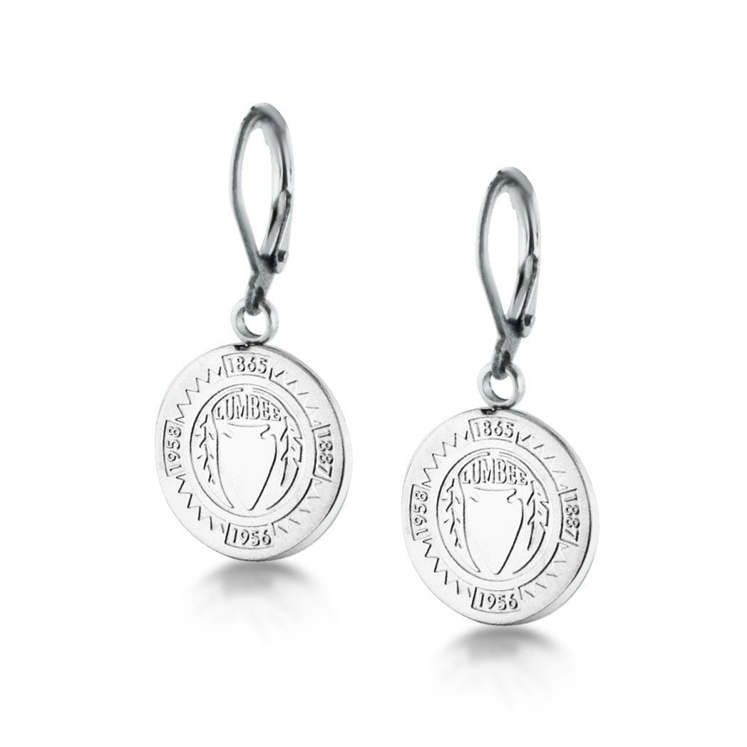 Lumbee Coin Earrings-LumbeeJewelry.com