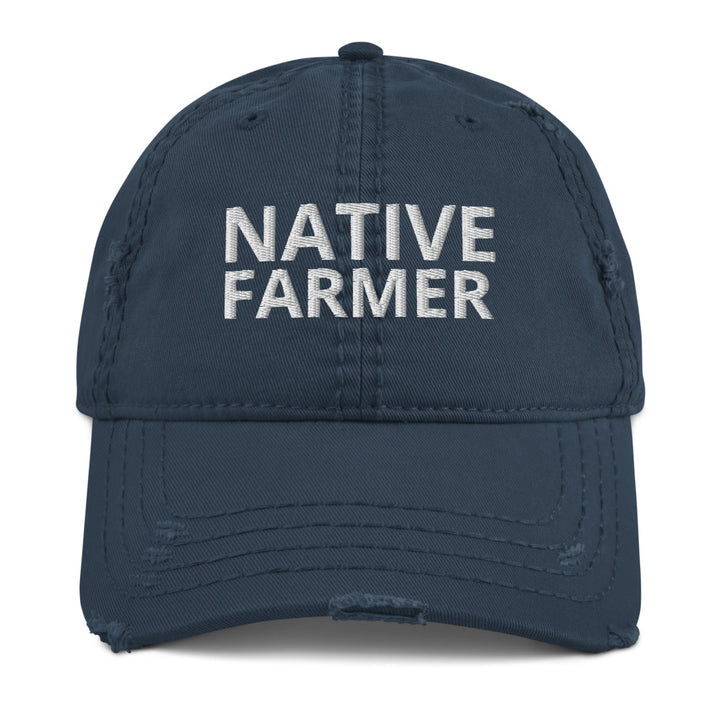 Native Farmer Distressed Hat