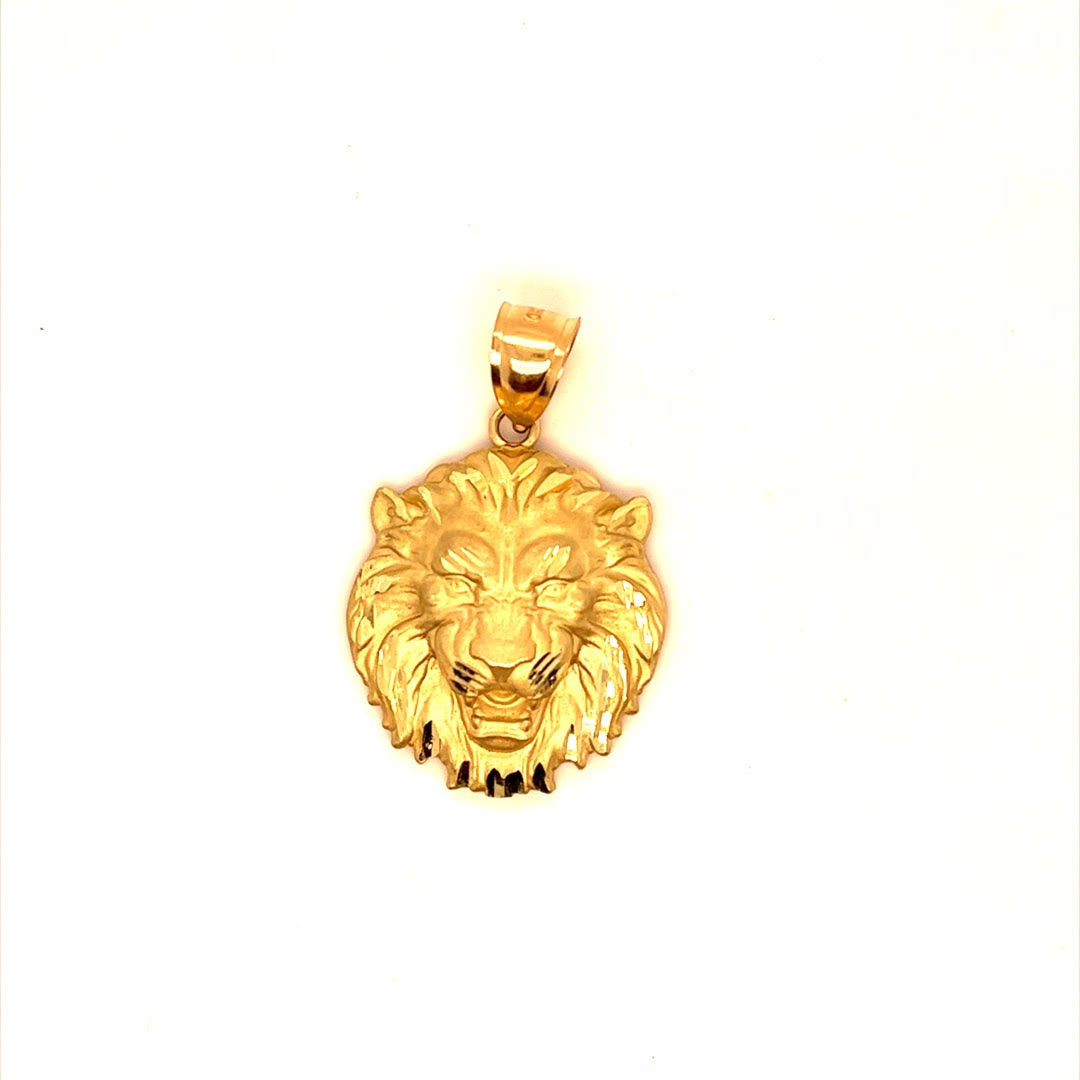 10k Lion Charm