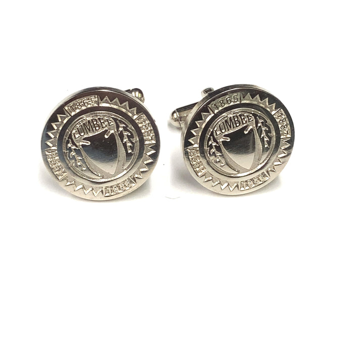 Lumbee Cuff Links All Silver-LumbeeJewelry.com